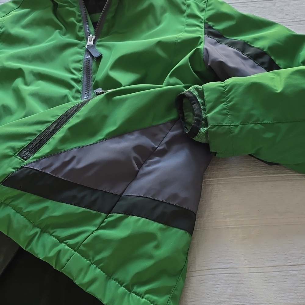 Lands' End Boys Hooded Light to Mid Weight Winter Jacket | Size Small 8 - Picture 11 of 13